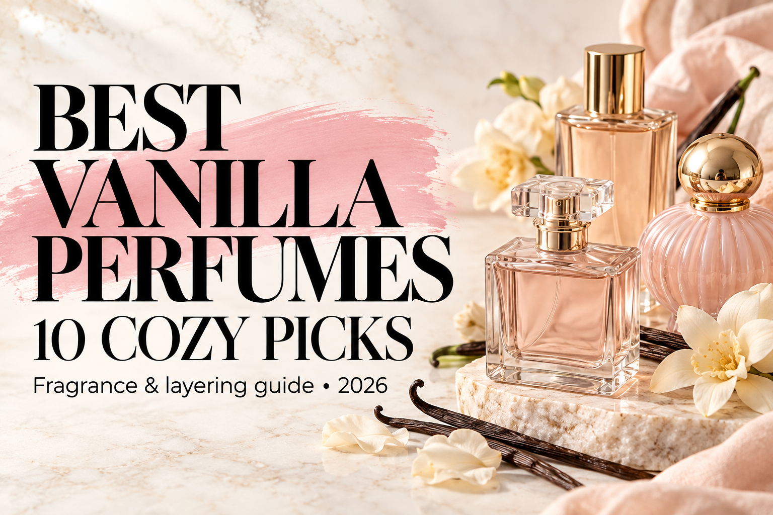 Best Vanilla Perfumes & Fragrance Layering Products (2026): 10 Cozy Picks