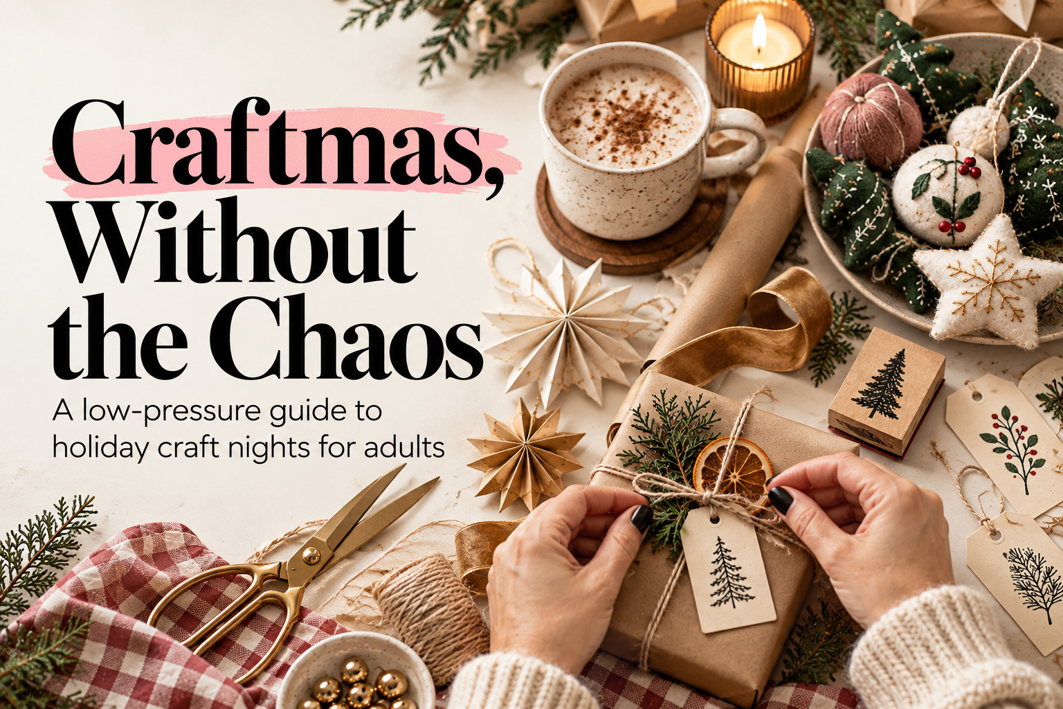 How to Host a Craftmas Party: Holiday Craft Night Ideas for Adults