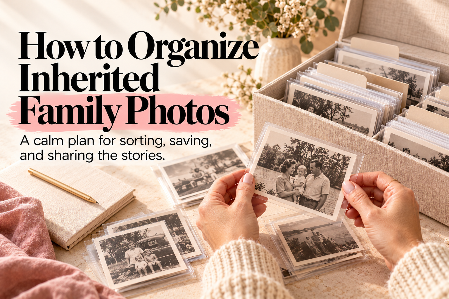 How to Organize Inherited Family Photos