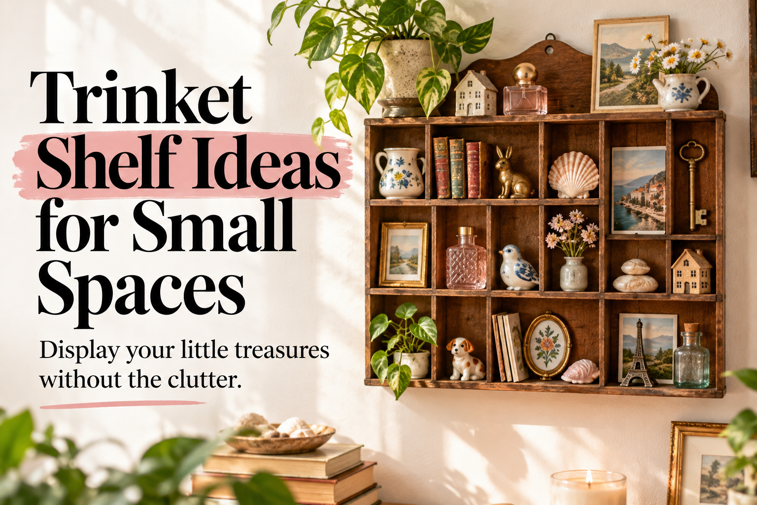 Trinket Shelf Ideas for Small Spaces: Display Your Little Treasures Without the Clutter