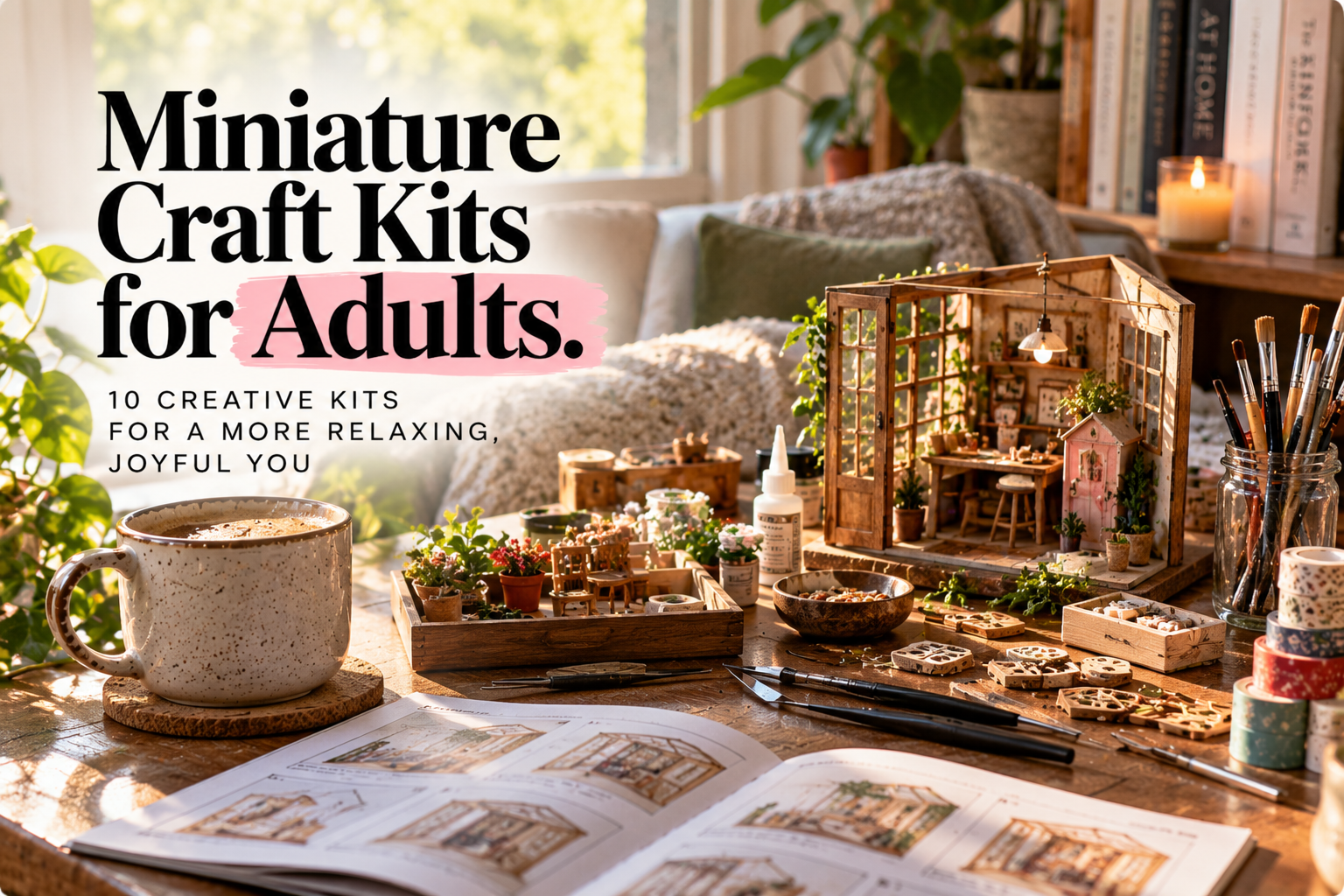 10 Miniature Craft Kits for Adults: Beginner-Friendly Picks